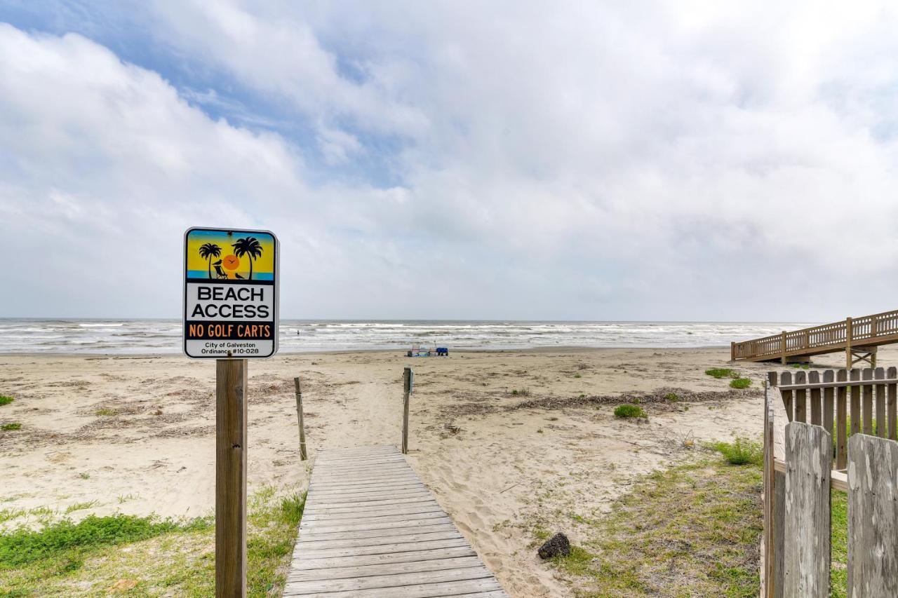 Galveston Townhome With Balconies Walk To Beach! Экстерьер фото