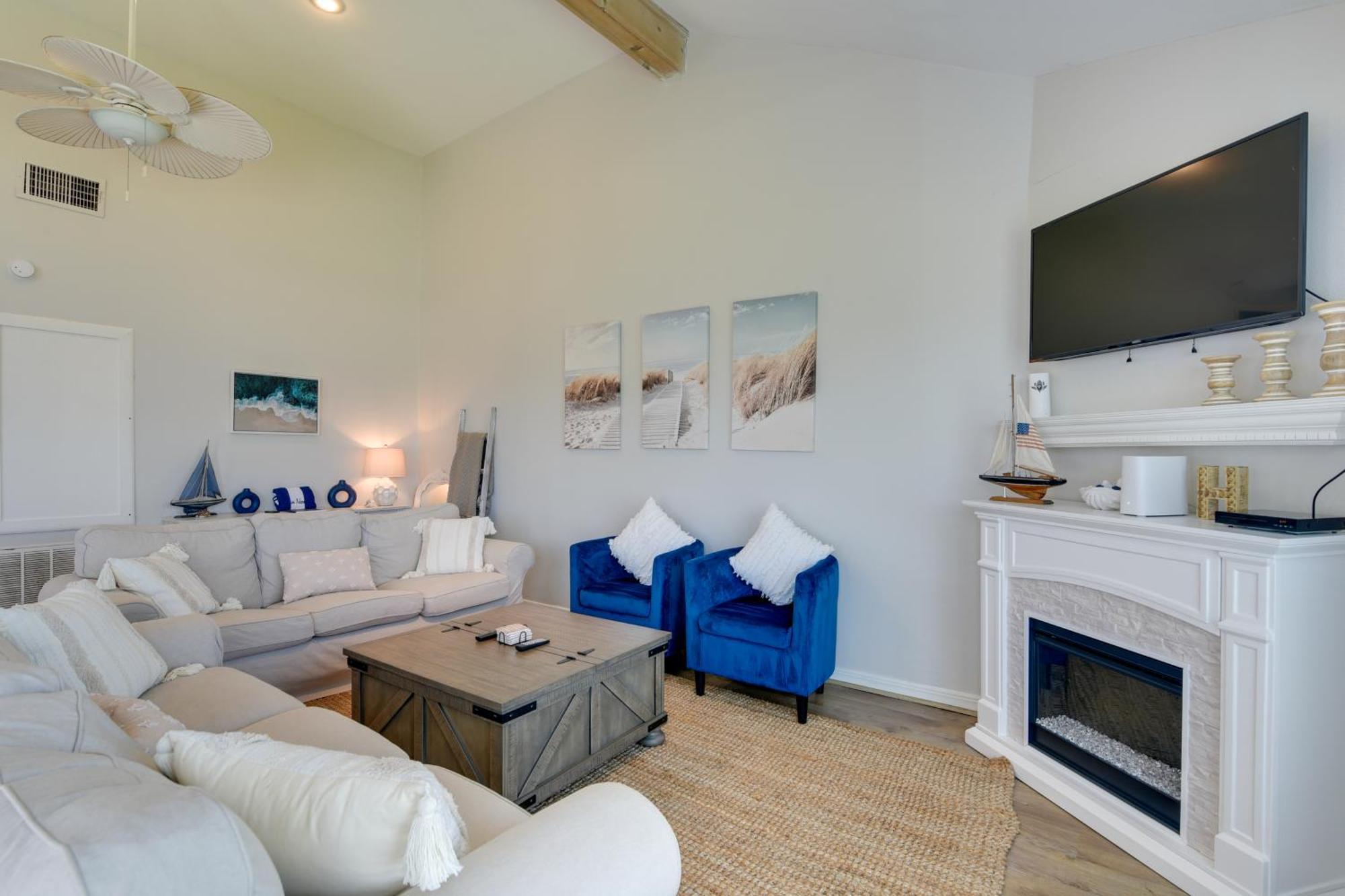 Galveston Townhome With Balconies Walk To Beach! Экстерьер фото